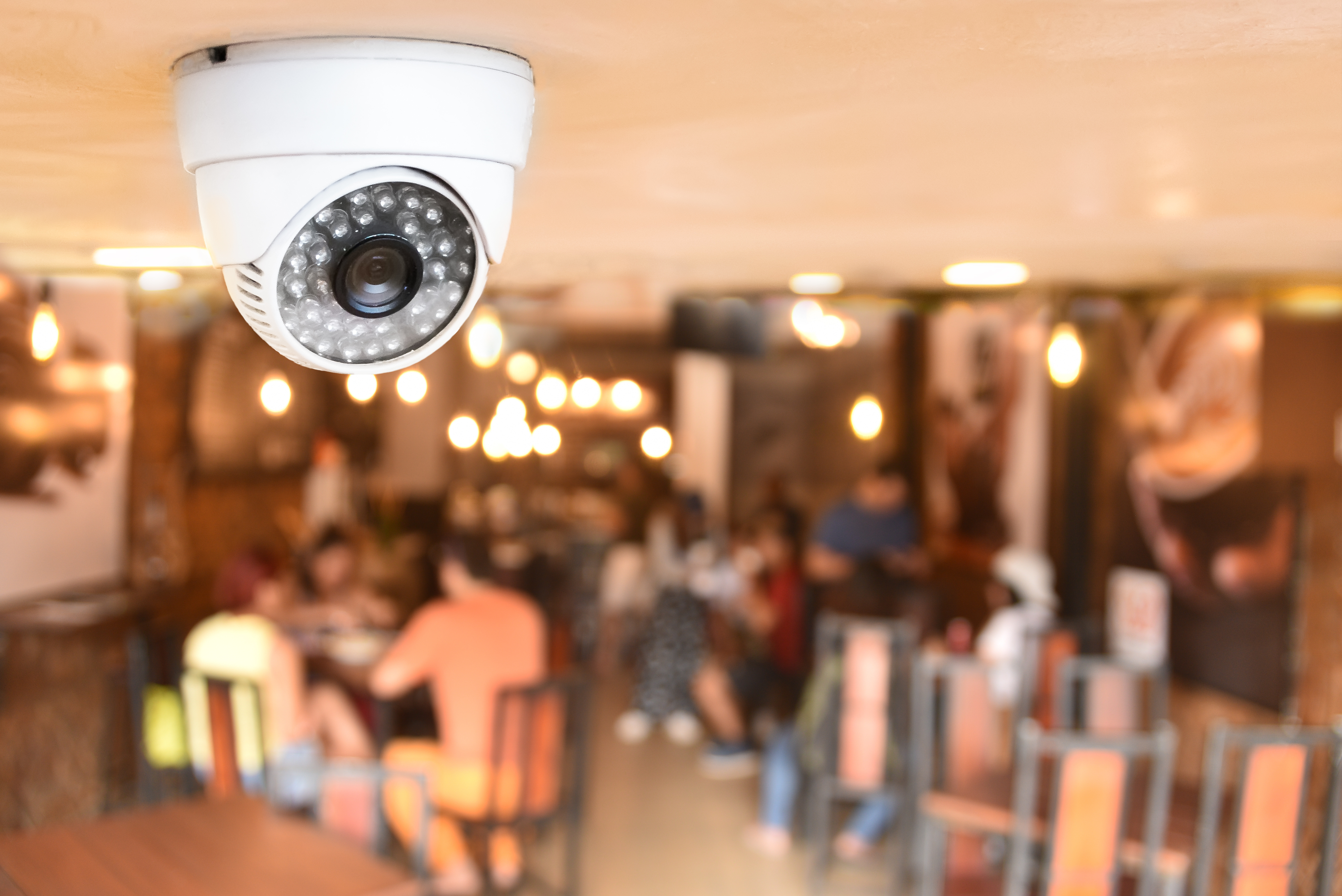 Camera Technology being used in a restaurant.
