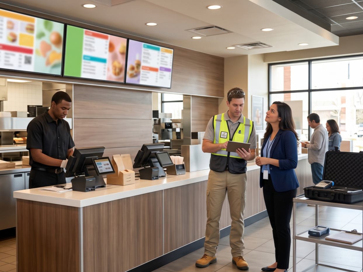 Nationwide Digital Menu Board Installation: Get Instantaneous Updates Across Every Location without Downtime