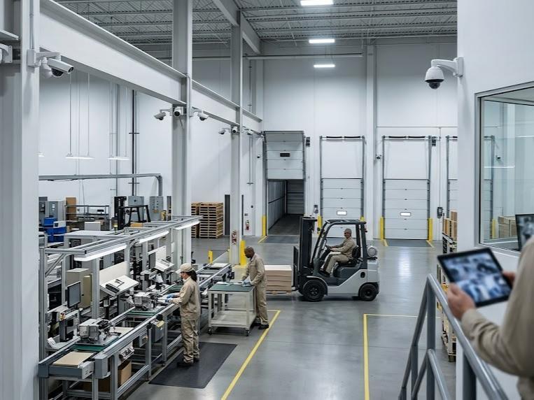 Watch Over Every Shift, Line & Loading Dock With Smarter Manufacturing Video Surveillance