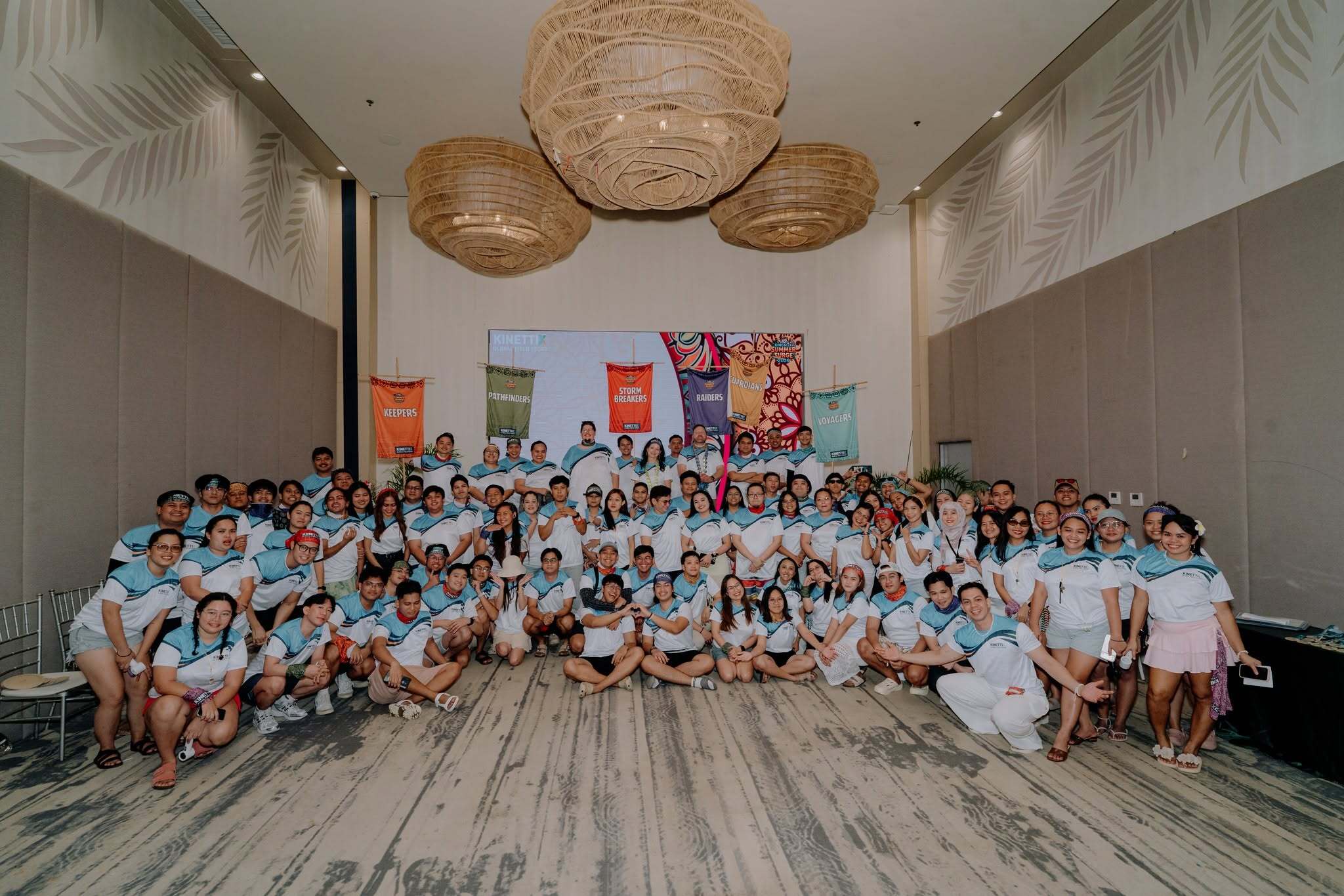 Kinettix employees and U.S. leaders celebrating Manila and Cebu Team Building Events 2026